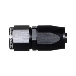 Motamec AN -8 AN8 JIC Straight Hose End Alloy Fitting Fuel Oil Aeroquip Type Black