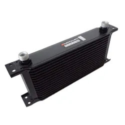 Motamec Oil Cooler 16 Row - 235mm Matrix - 1/2 BSP - Black Alloy