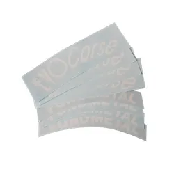 Evo Corse Replacement Sticker Set For Alloy Wheels Dakar DakarZero & Neve-White