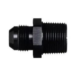 Motamec AN -10 AN10 JIC to 3/4" NPT Straight Aluminium Alloy Fitting Adapter Black