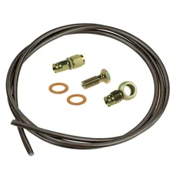 Brake Fluid Reservoir to Master Cylinder Drop Line Fitting Kit -4 Aeroquip Pipe
