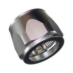 Motamec 55mm AN32 Fuel Hose Clamp End Finisher Hex Head Jubilee Alloy SILVER