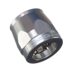 Motamec 28mm AN14 Fuel Hose Clamp End Finisher Hex Head Jubilee Alloy SILVER