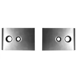 Motamec UNIVERSAL 2-Hole Roll Cage Cross Diagonal X Door Bar Gussets Wrap PAIR