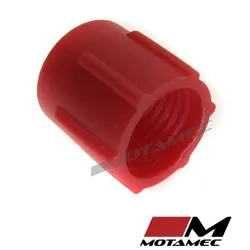 Motamec AN JIC -3 AN3 Plastic Cap for Fuel Oil Hose Dust Cover RED