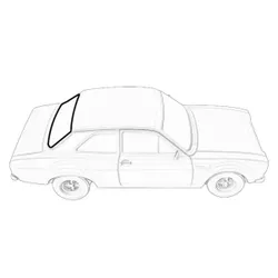 NEW For Ford Escort Mk1 Rear Screen Rubber Windscreen Surround Window Seal