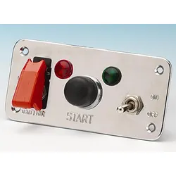 Competition Flip-up Ignition - Start - Panel w/ 1 acc Switch