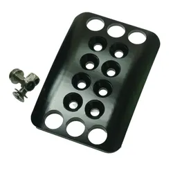 Motamec WRC Spec Billet Alloy Pedal Extension Pad Curved 6x3x2