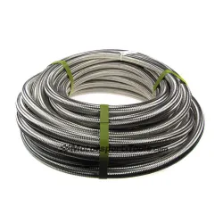 Motamec AN -16 AN16 JIC Stainless Steel Braided Hose Fuel Oil Coolant 1m Metre