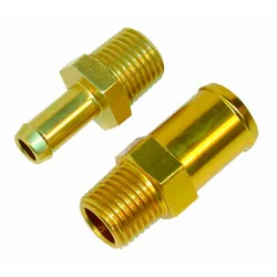 Sytec Alloy Straight Fuel Union Ftting 1/4NPT-8mm ASA05