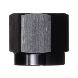 Motamec AN JIC -3 AN3 Female Alloy Cap with O-Ring Seal Fitting Oil Fuel Black