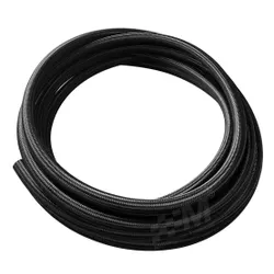 Motamec AN -12 AN12 JIC BLACK NYLON Stainless Steel Braided Hose Fuel Oil 1m