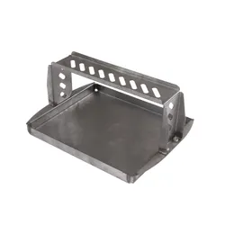 Motamec Weld In Steel Race Battery Tray Red Top 60 Flat Mounting Box