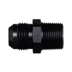 Motamec AN -12 AN12 JIC to 3/4" NPT Straight Aluminium Alloy Fitting Adapter Black