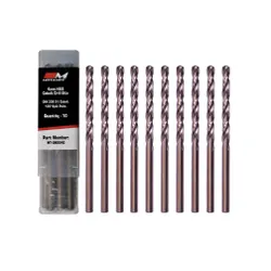 Motamec 4mm x 10 Pack Cobalt M35 HSS Drill Bits Set High Quality DIN338 Bit box
