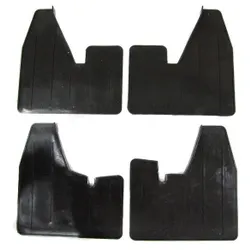 Escort Mk2 Moulded Mudflap Set TARMAC 4 Piece - Black