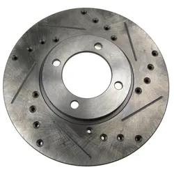 NEW Escort Mk1 Mk2 Vented Brake Disc X-Drilled & Groved 247mmx20mm PAIR