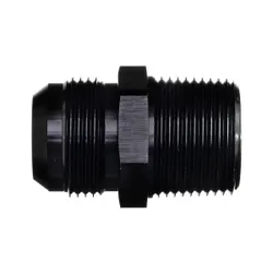 Motamec AN -16 AN16 JIC to 1" NPT Straight Aluminium Alloy Fitting Adapter Black