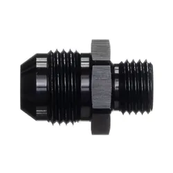 Motamec AN -8 AN8 JIC to M14x1.5 Metric Thread Alloy Fitting Adapter Black