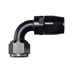 Motamec AN -12 AN12 JIC 90 Degree Swivel Hose End Alloy Fitting Oil Black