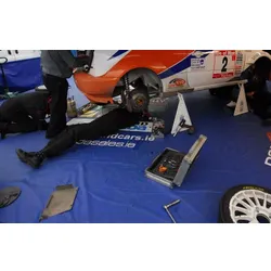 Heavy Duty 2 Car Ground Sheet 20'x15' BLUE Rally Race Pit Service Floor Sheet