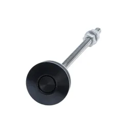 Motamec Quick Release Push Button Clip Pin Bonnet Boot Panel Alloy Black 30mm