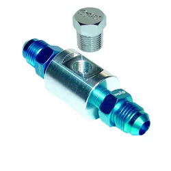 FSE Fuel Pressure Gauge Adaptor With Plug JIC6 FGA100C