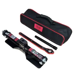 Black Edition Wide Base Wind Up Scissor Jack Kit 1.5T - TUV Approved Rally spec