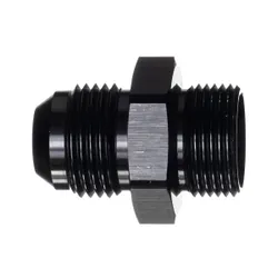 Motamec AN -10 AN10 JIC to M22x1.5 Metric Thread Alloy Fitting Adapter Black