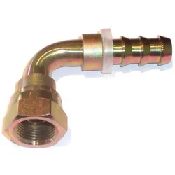 Motamec 5/8 BSP 90 Degree Fitting Elbow Steel Oil Cooler Fitting Push On