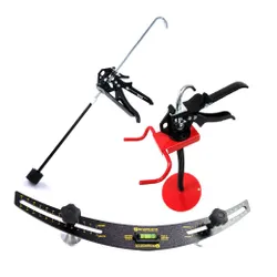 Sharkeye Pro Steering Wheel Clamp / Levelling Tool & Brake Pedal Depressor Kit