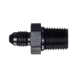 Motamec AN -3 AN3 JIC to 1/4" NPT Straight Aluminium Alloy Fitting Adapter Black