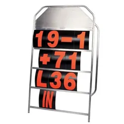 Motamec Large Pro Motorsport Racing 4 Row Pit Board Aluminium Alloy
