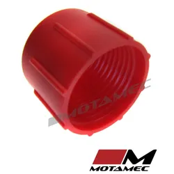 Motamec AN JIC -10 AN10 Plastic Cap for Fuel Oil Hose Dust Cover RED