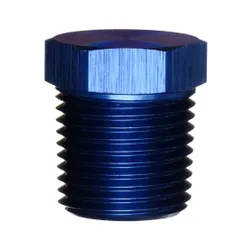 Motamec 1/2 Inch NPT Hex Head Pipe Plug Alloy Fitting Alloy Oil Fuel