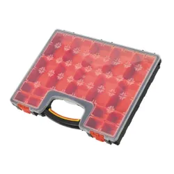 Parts Storage Carry Case with 20 Removable Compartment