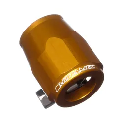 Motamec 16mm AN7 Fuel Hose Clamp End Finisher Hex Head Jubilee Alloy GOLD