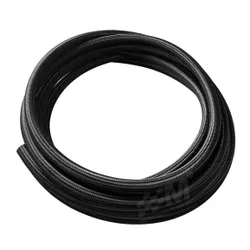 Motamec AN -10 AN10 JIC BLACK NYLON Stainless Steel Braided Hose Fuel Oil 1m