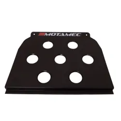 Motamec Universal Black Floor Mounted Driver Heel Rest Foot Plate