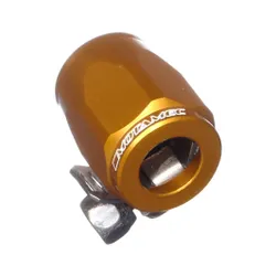 Motamec 12mm AN4 Fuel Hose Clamp End Finisher Hex Head Jubilee Alloy GOLD
