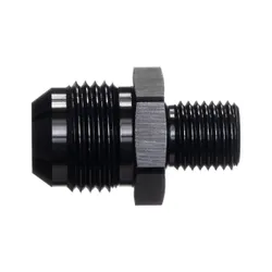Motamec AN -10 AN10 JIC to M14x1.5 Metric Thread Alloy Fitting Adapter Black