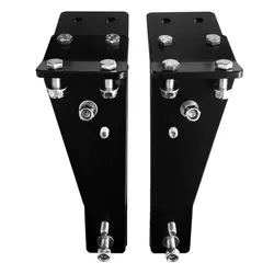 Mk1 Escort WORKS Alloy Quick Release Spot lamp Light Brackets Black PowderCoated