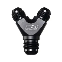 Motamec AN -10 AN10 x AN -8 AN8 x AN -8 AN8 Y Adapter 3 Way Aluminium Fitting Black