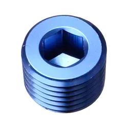 Motamec 1/4" NPT Socket Blanking Plug Alloy Fitting