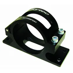 Sytec Motorsport Fuel Pump Filter Mount Bracket Black Inc Std Sleeve MPB002BK