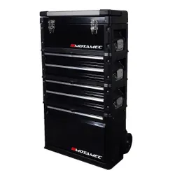 Motamec Modular Tool Box Trolley Mobile Cart 4 Module Stack Cabinet Chest C41H