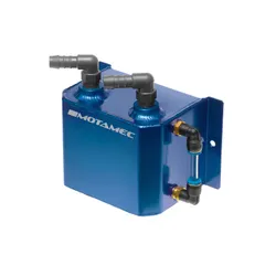 Motamec Alloy 1 Litre Oil Catch Tank Aluminium Anodized BLUE Colour
