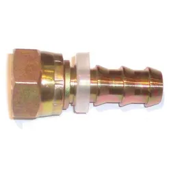 Motamec 5/8 BSP Straight Fitting Steel Oil Cooler Fitting Push On Fit Hose
