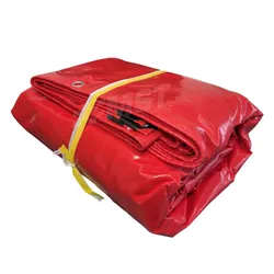 Heavy Duty Motorsport Ground Sheet 5m x 3m  Red