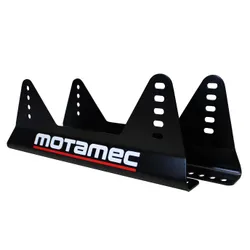 Motamec Steel Seat Side Mounts Brackets Universal Fits Sparco OMP with Stickers